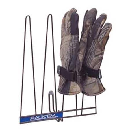 Work-Of-Art RackEm Racks  2-Pair Glove Rack - Black WO77857